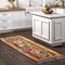 Nuloom Shania Medallion Shaggy Area Rug 2ft 8in x 8ft OZXL12A-2808 - alternate 1